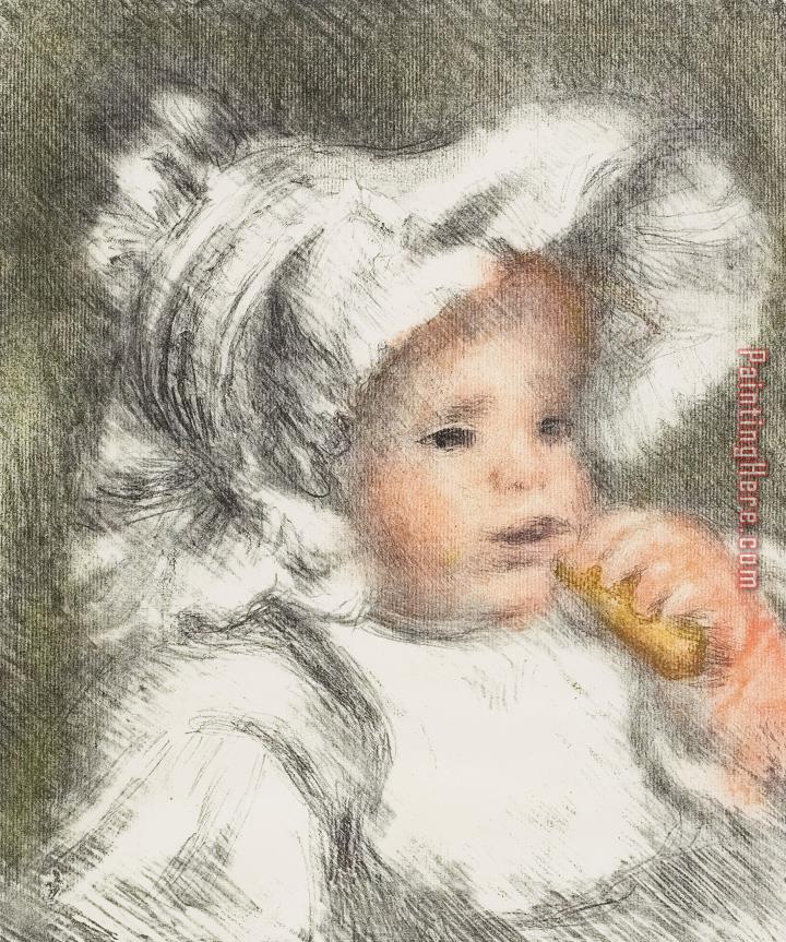 Pierre Auguste Renoir Child With A Biscuit